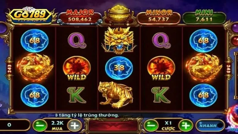 kho báu tứ linh go789 kho báu tứ linh go789