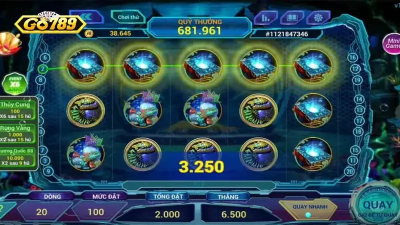 quay hũ Thủy Cung Go789 Lưu ý quan trọng khi chơi quay hũ Thủy Cung Go789
